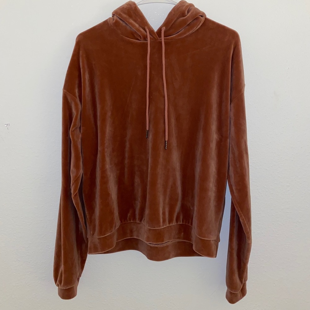 Velvet hoodie